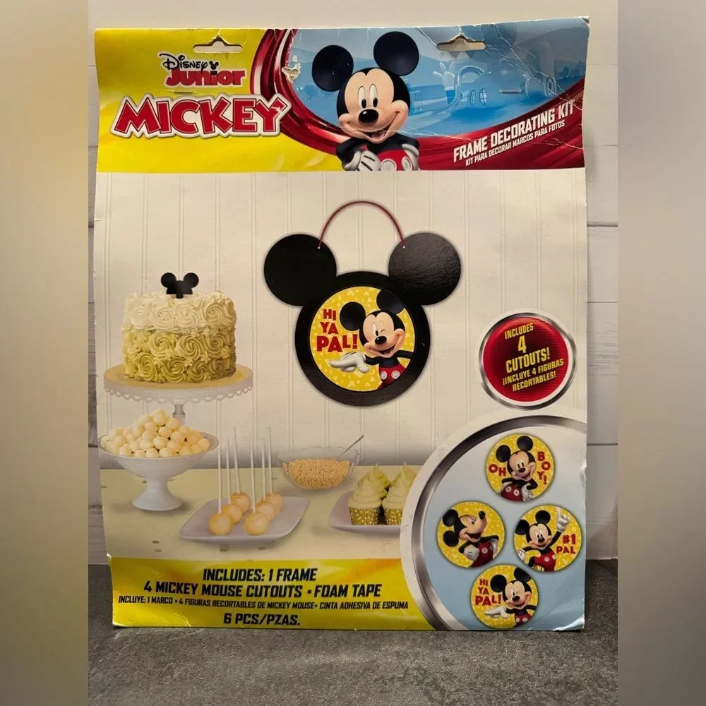 Disney Junior Mickey Mouse Party Frame Decorating Kit NEW